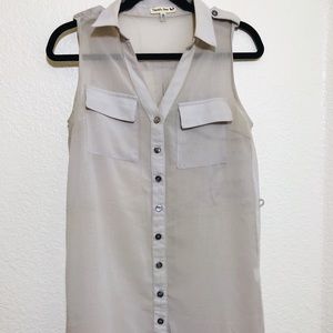 Sheer swimsuit coverup